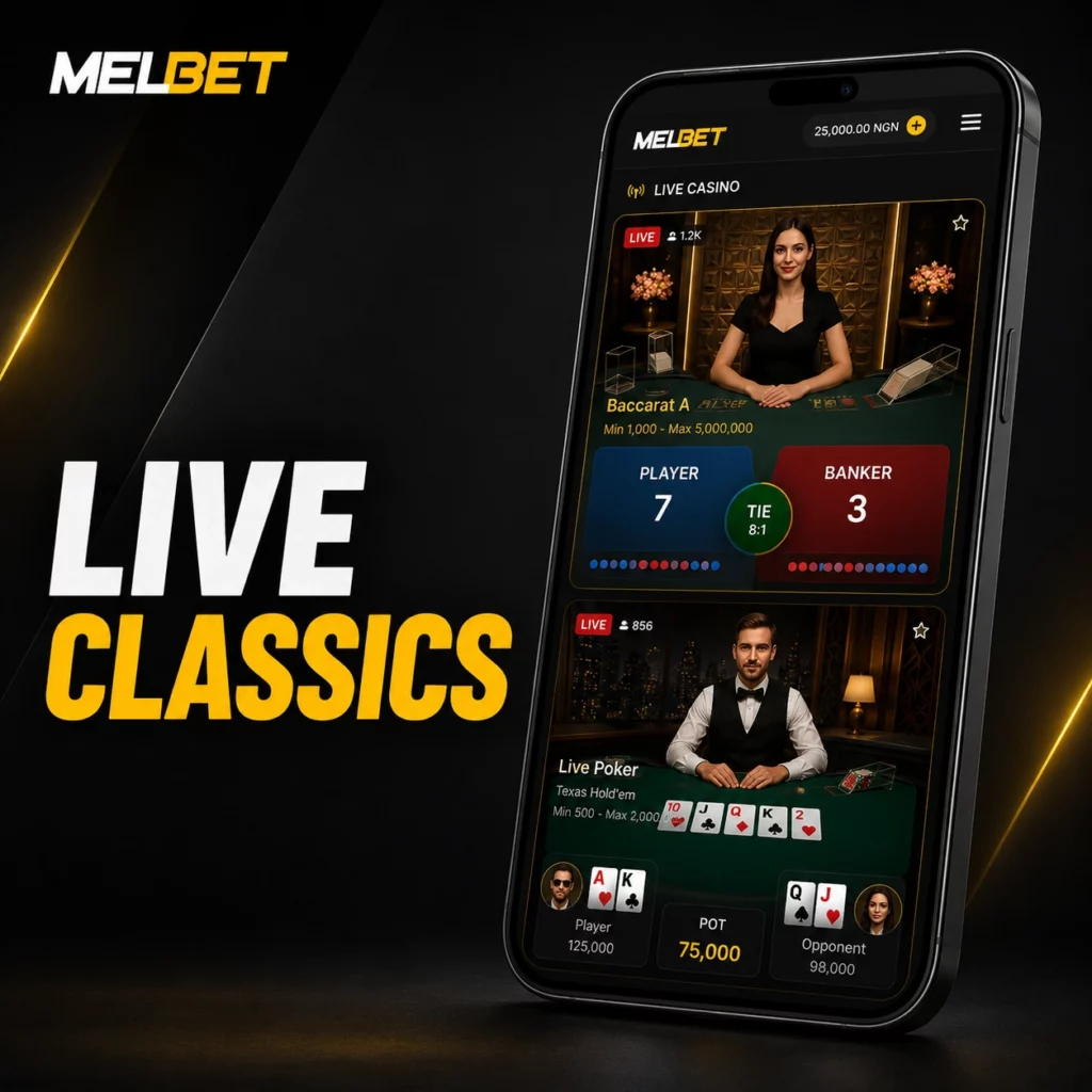Live Baccarat & Live Poker