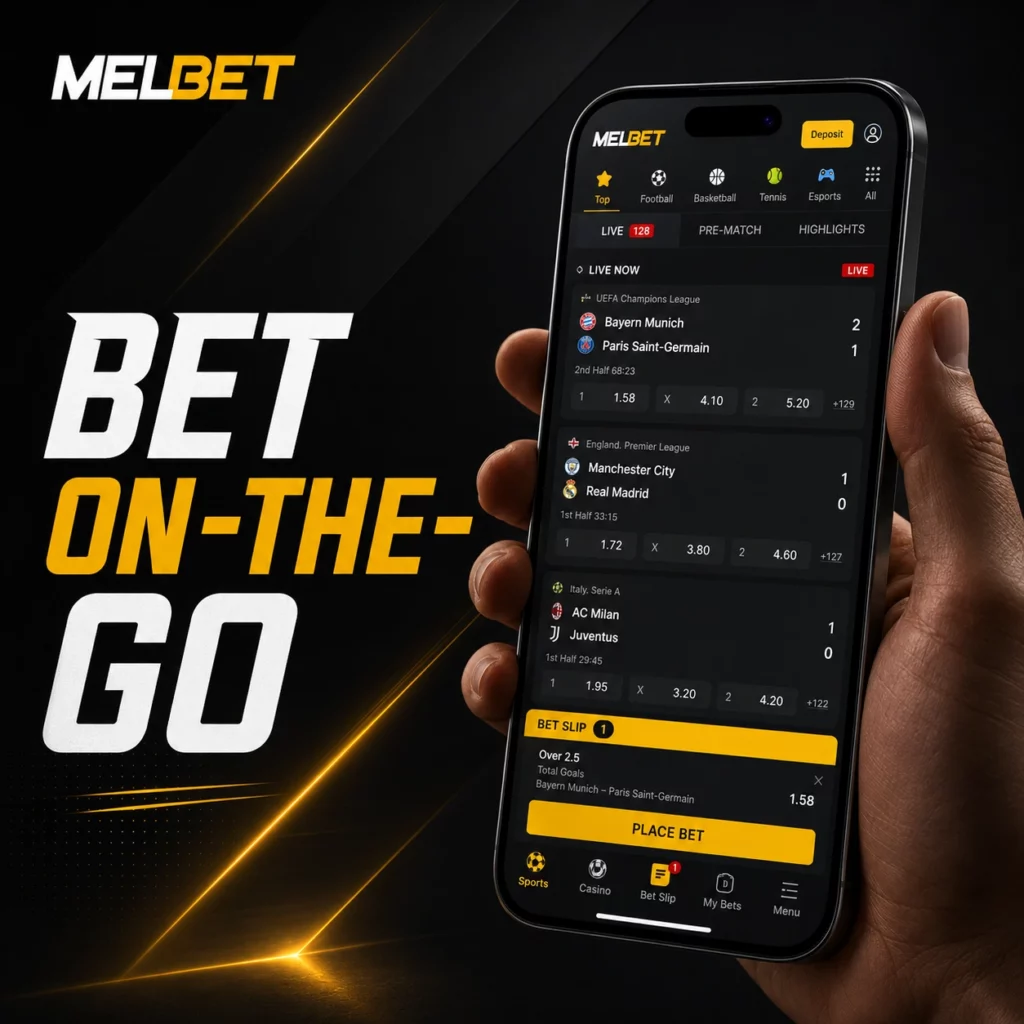 MelBet Mobile Experience