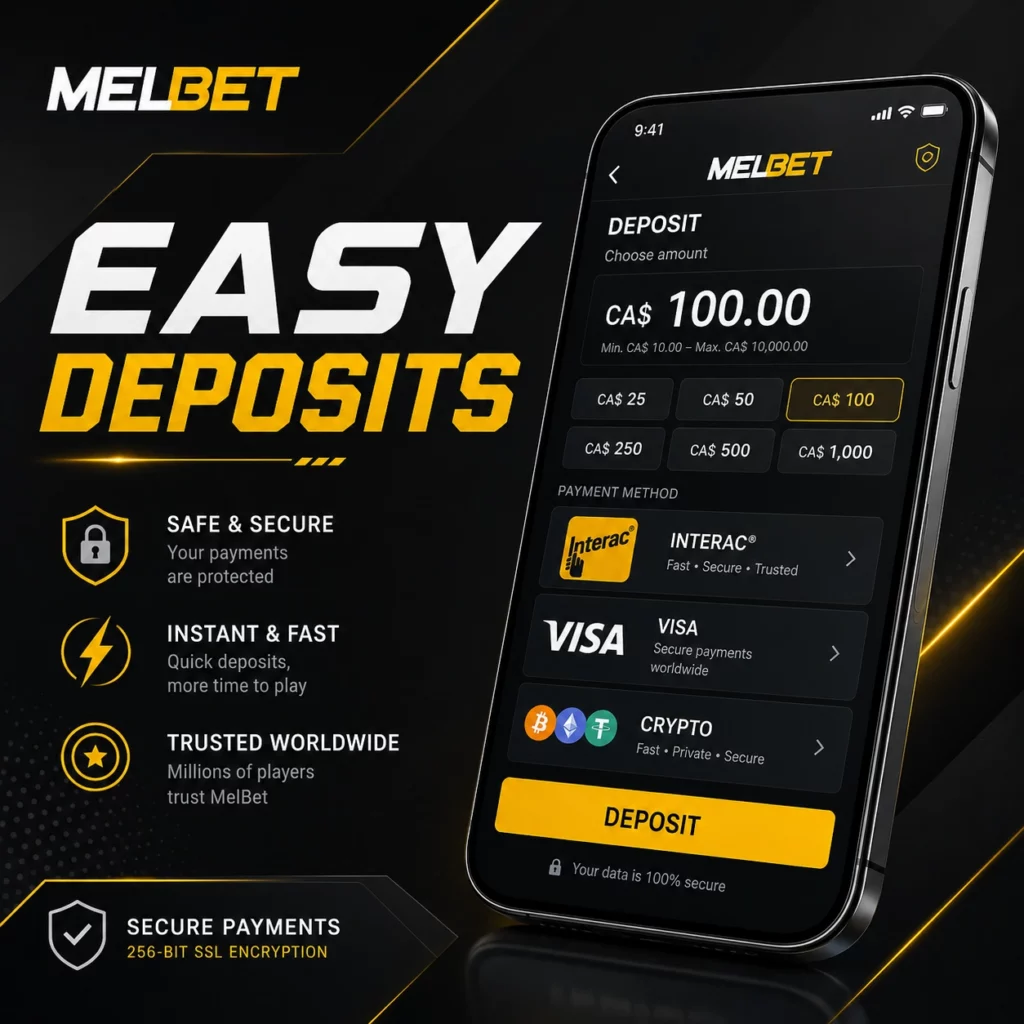Payment Methods at MelBet Canada